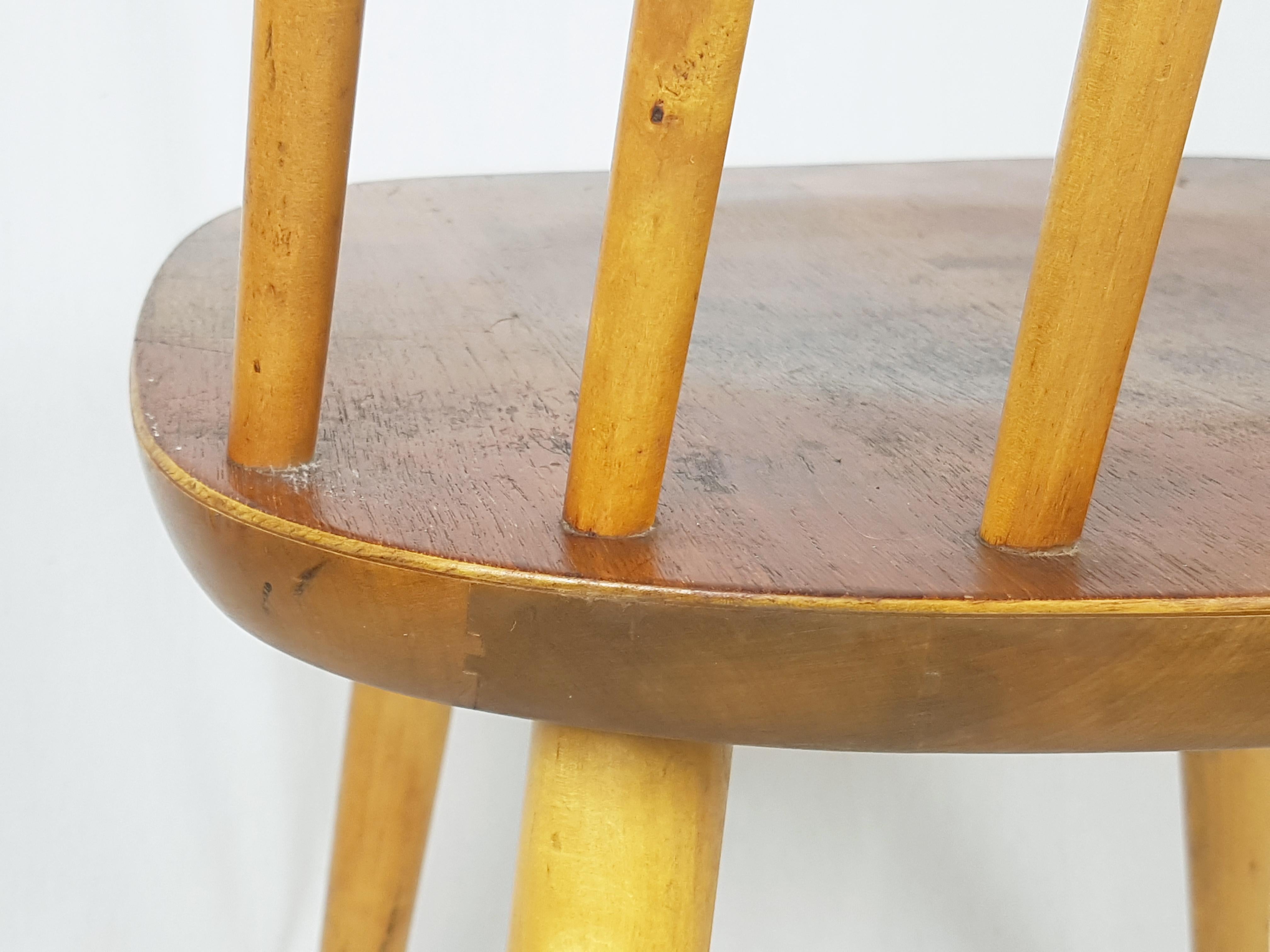 Pinocchio-Stuhl aus Holz, Mid Century Modern, von Yngve Ekström für Stolab im Angebot 1