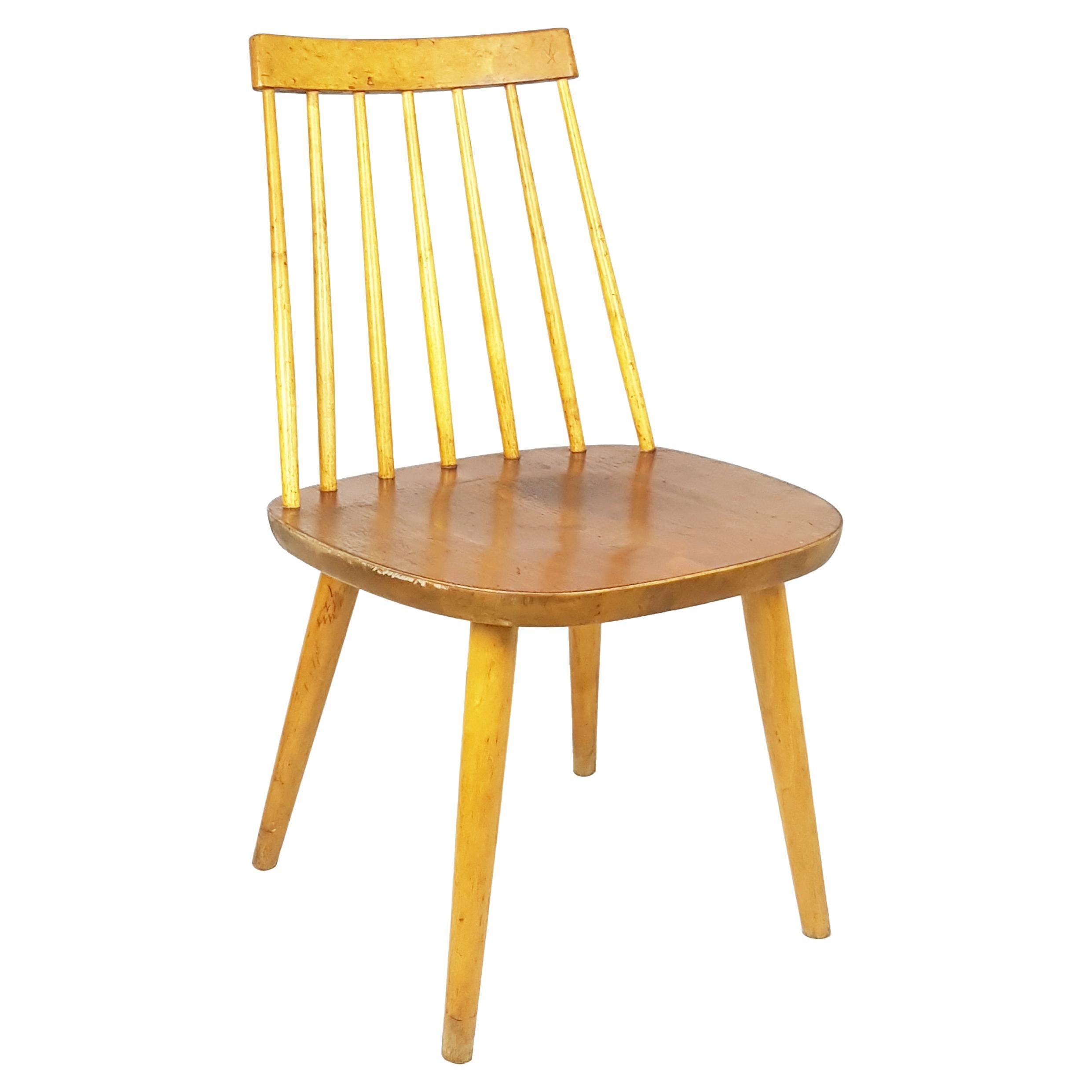 Wooden Mid-Century Modern Pinocchio Chair by Yngve Ekström for Stolab