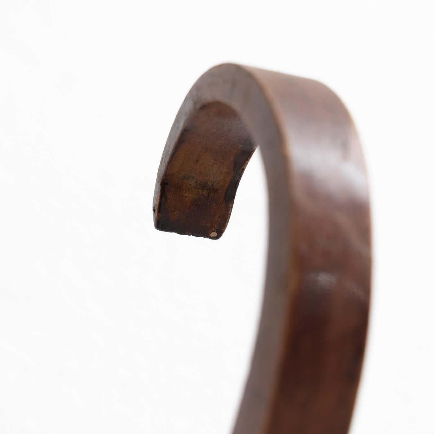 Wooden Mid-Century Modern Spanish Coat Hanger, circa 1950 For Sale 8