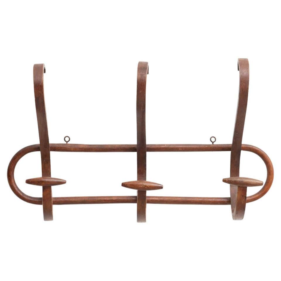 Wooden Mid-Century Modern Spanish Wild Pig Coat Hanger, circa 1950 For ...