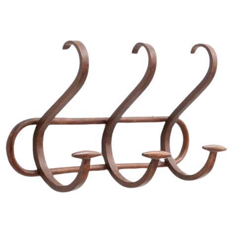 Wooden Mid-Century Modern Spanish Coat Hanger, circa 1950
