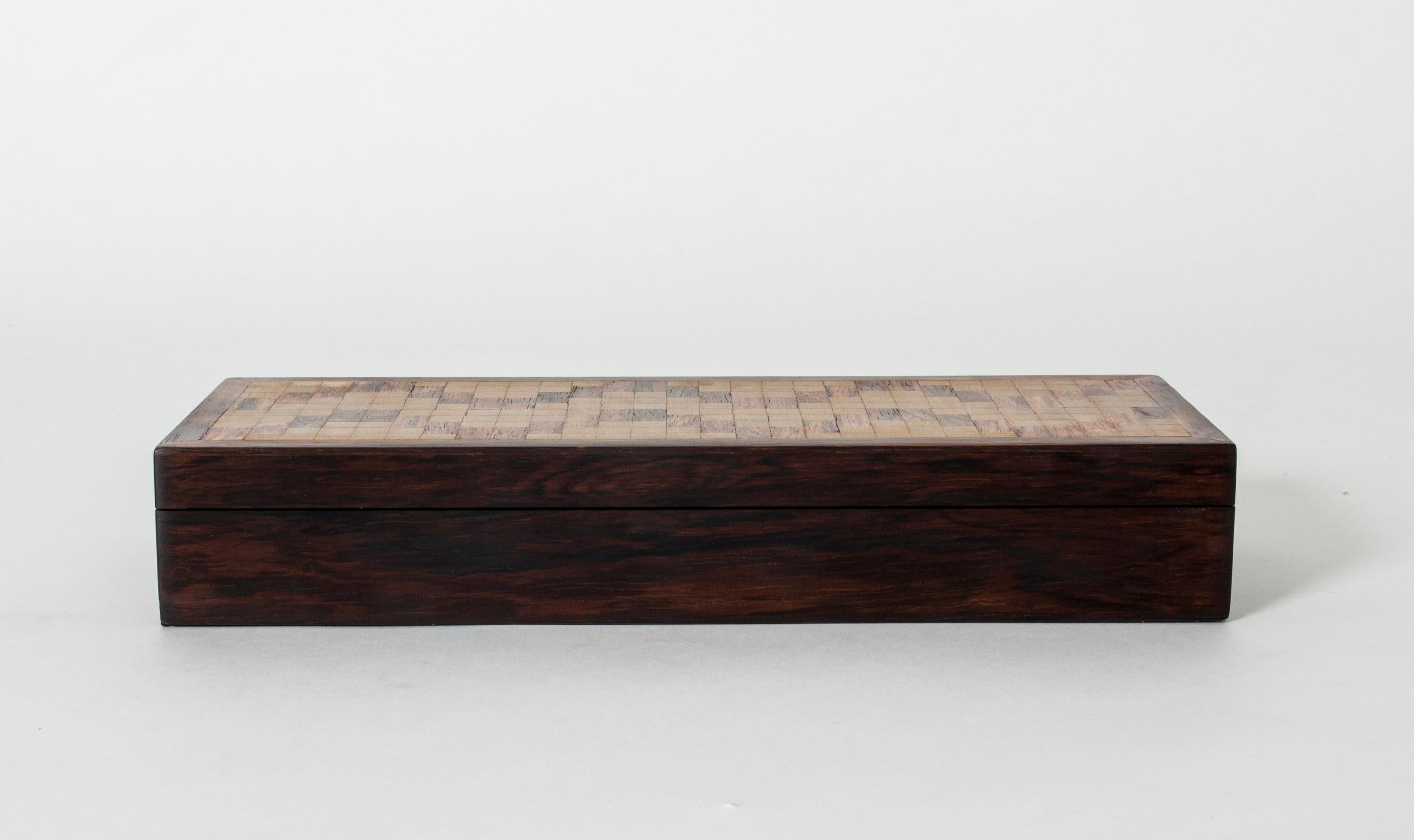 Danish Wooden Midcentury Case by Alfred Klitgaard