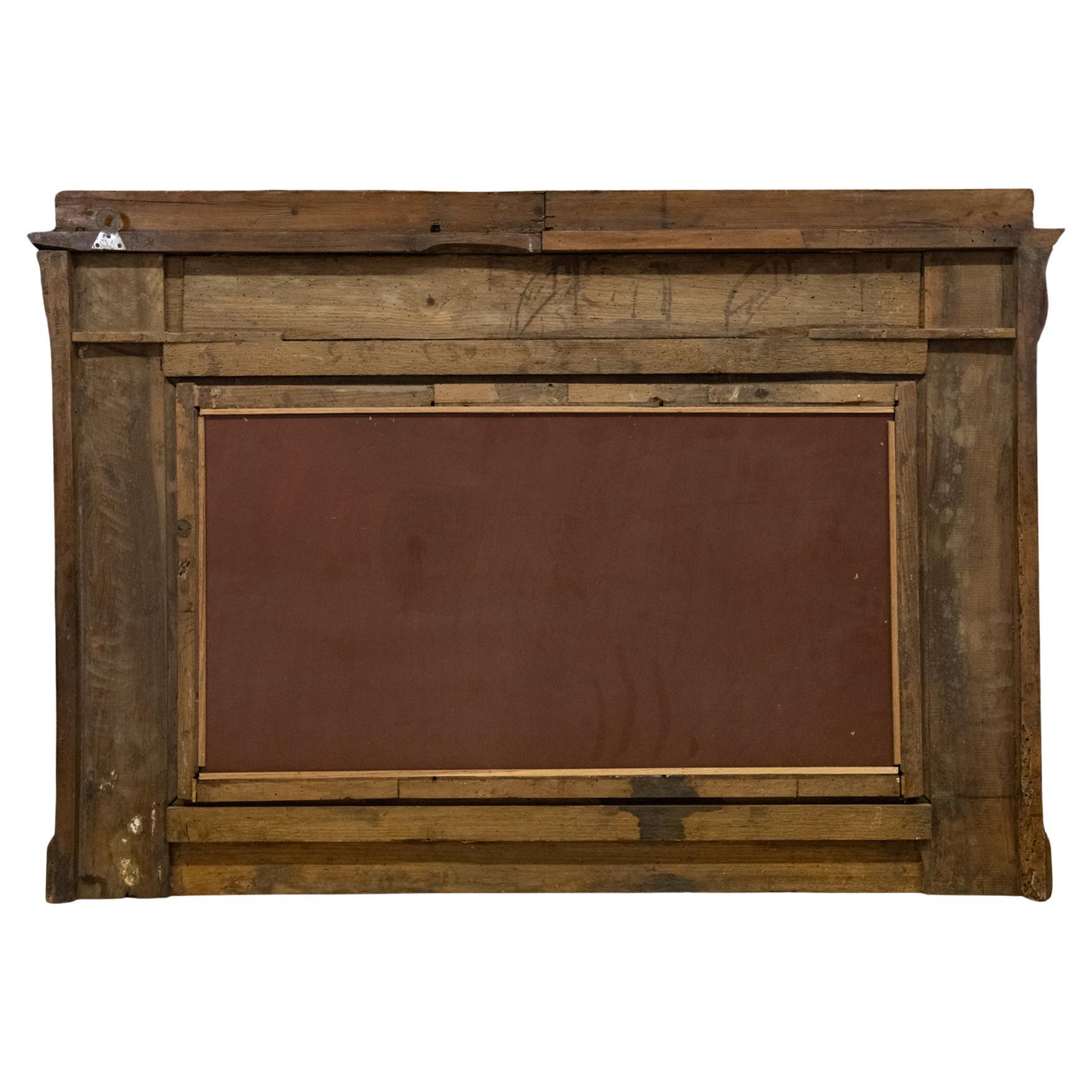 French Wooden Mirror for Any Piece of Furniture For Sale