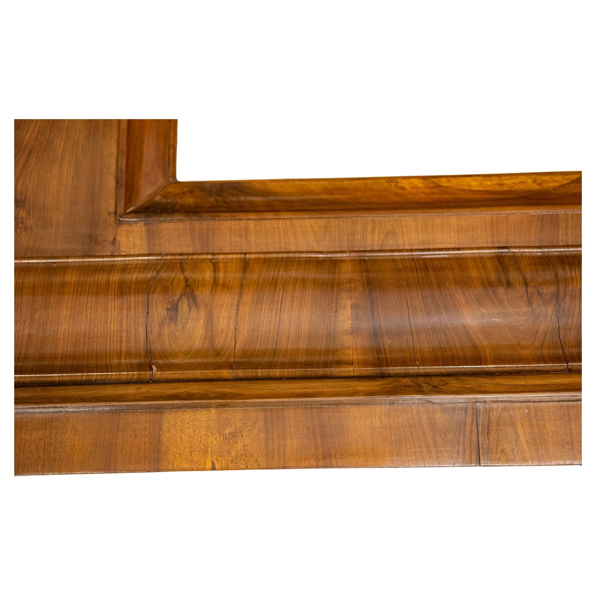 Walnut Wooden Mirror for Any Piece of Furniture For Sale
