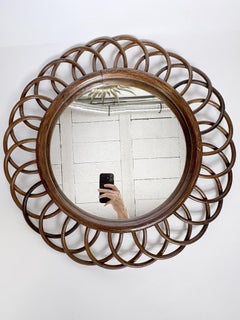 Wooden Mirror, France, 1960s