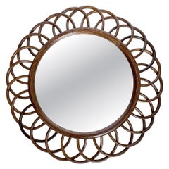 Wooden Mirror, France, 1960s
