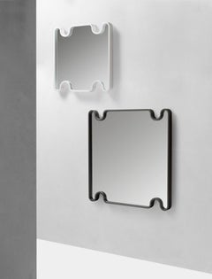 Wooden Mirror Francesco Balzano x Giobagnara Ossicle Wall Mirror Square (Small)