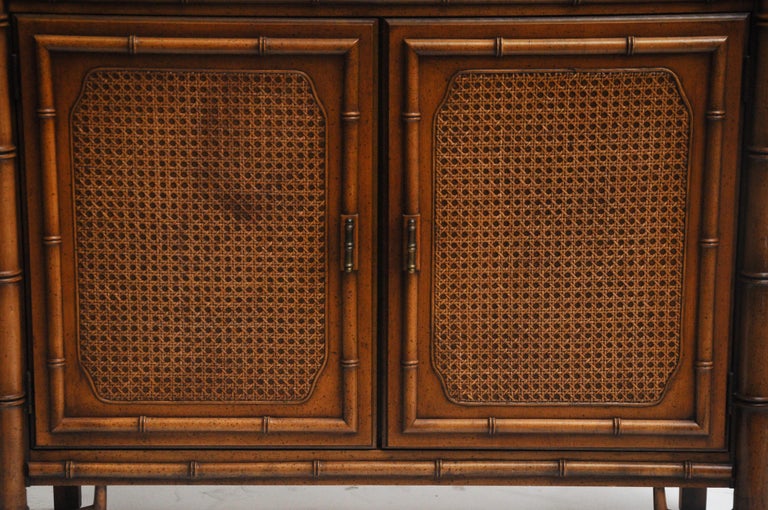 Wooden Mirrored Cabinet With Asian Flair At 1stdibs