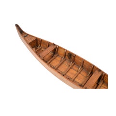 Wooden Model of a Lake Como Ship, 1950s