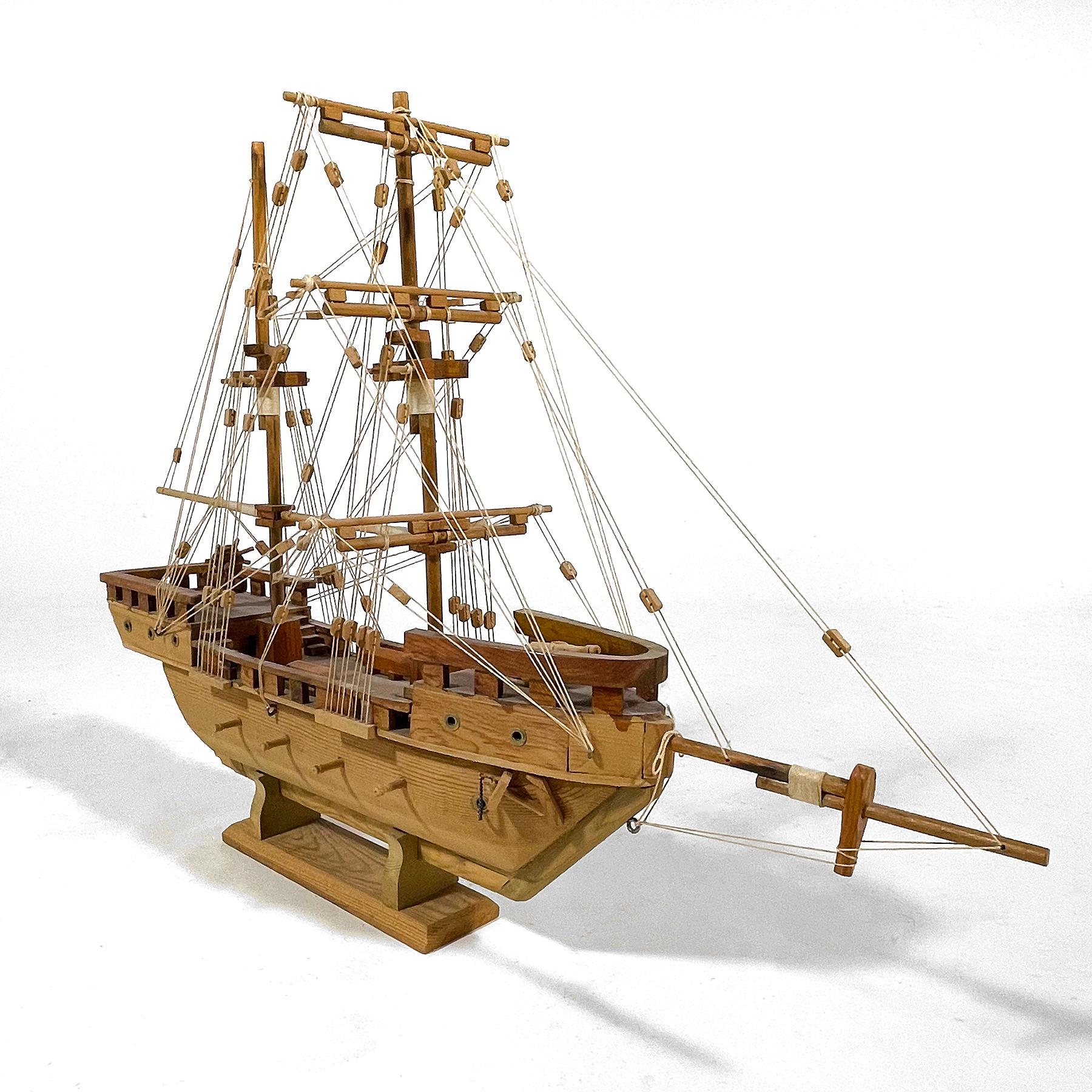 Maqueta de madera de velero de J. Romero en Bueno estado para la venta en Highland, IN
