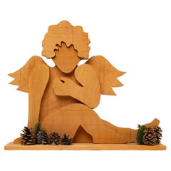 Wooden Modern Italian Angel