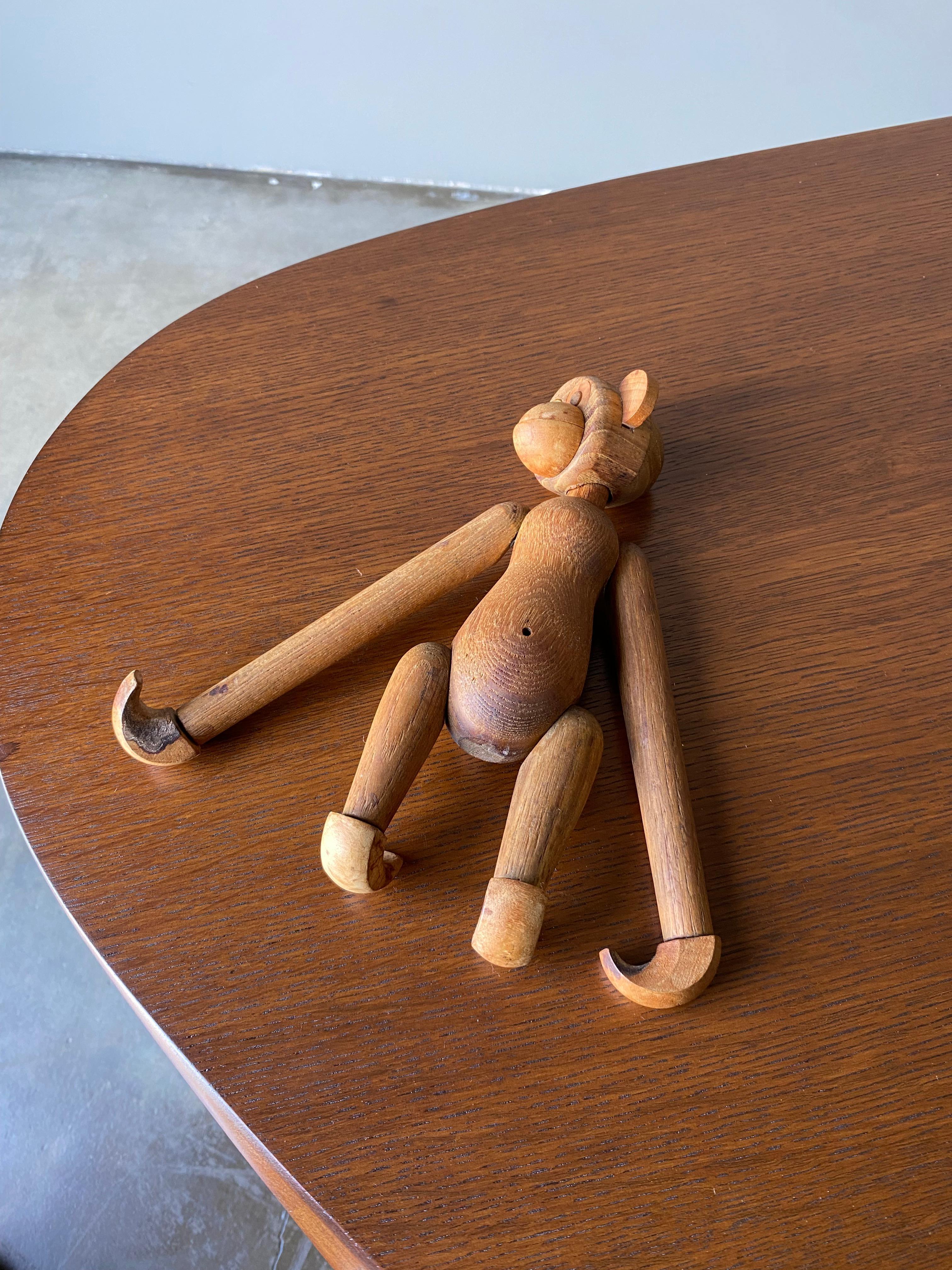 Wooden Monkey By Zoo-Line, Japan 1960's 4