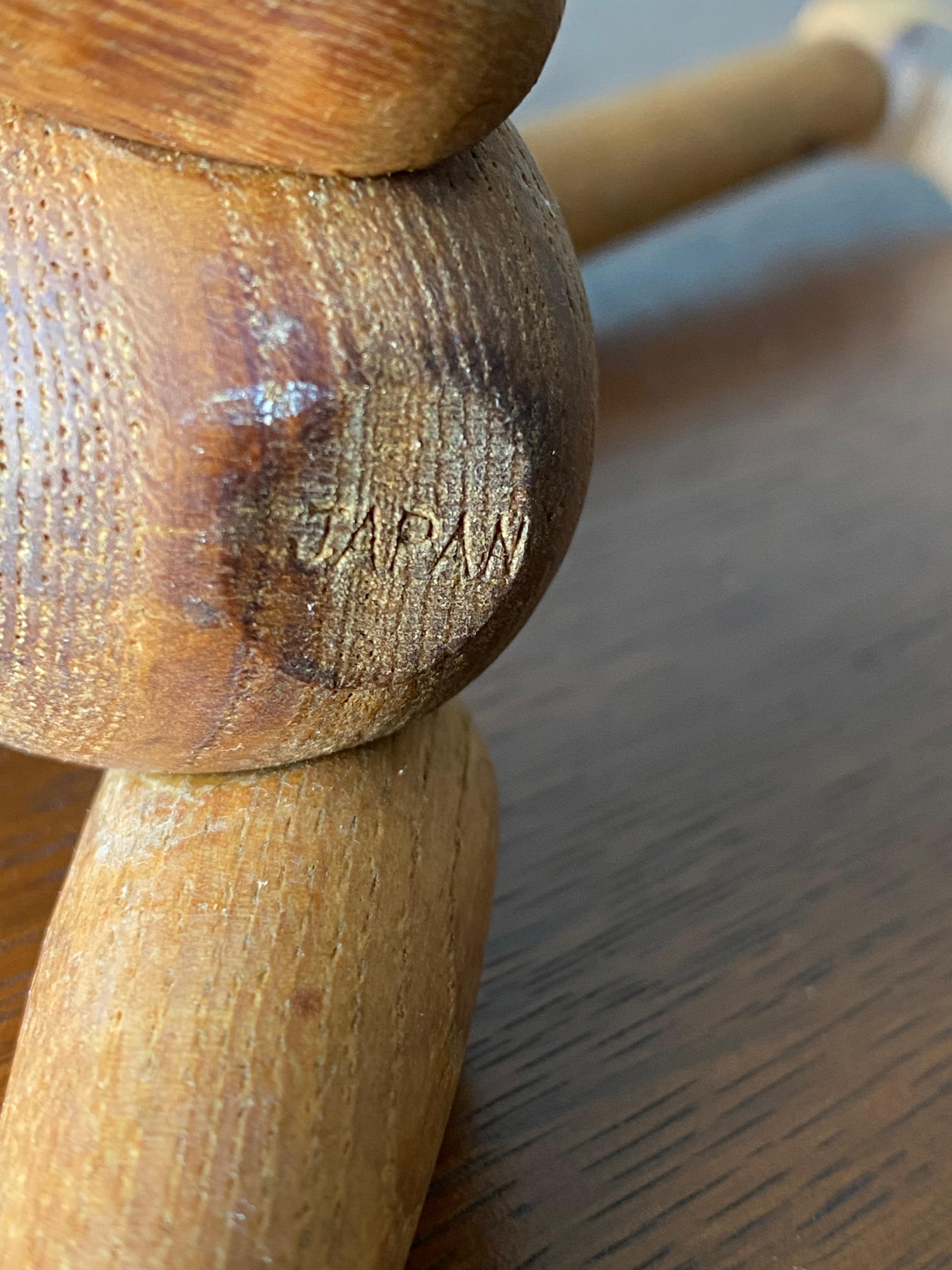 Wooden Monkey By Zoo-Line, Japan 1960's 8