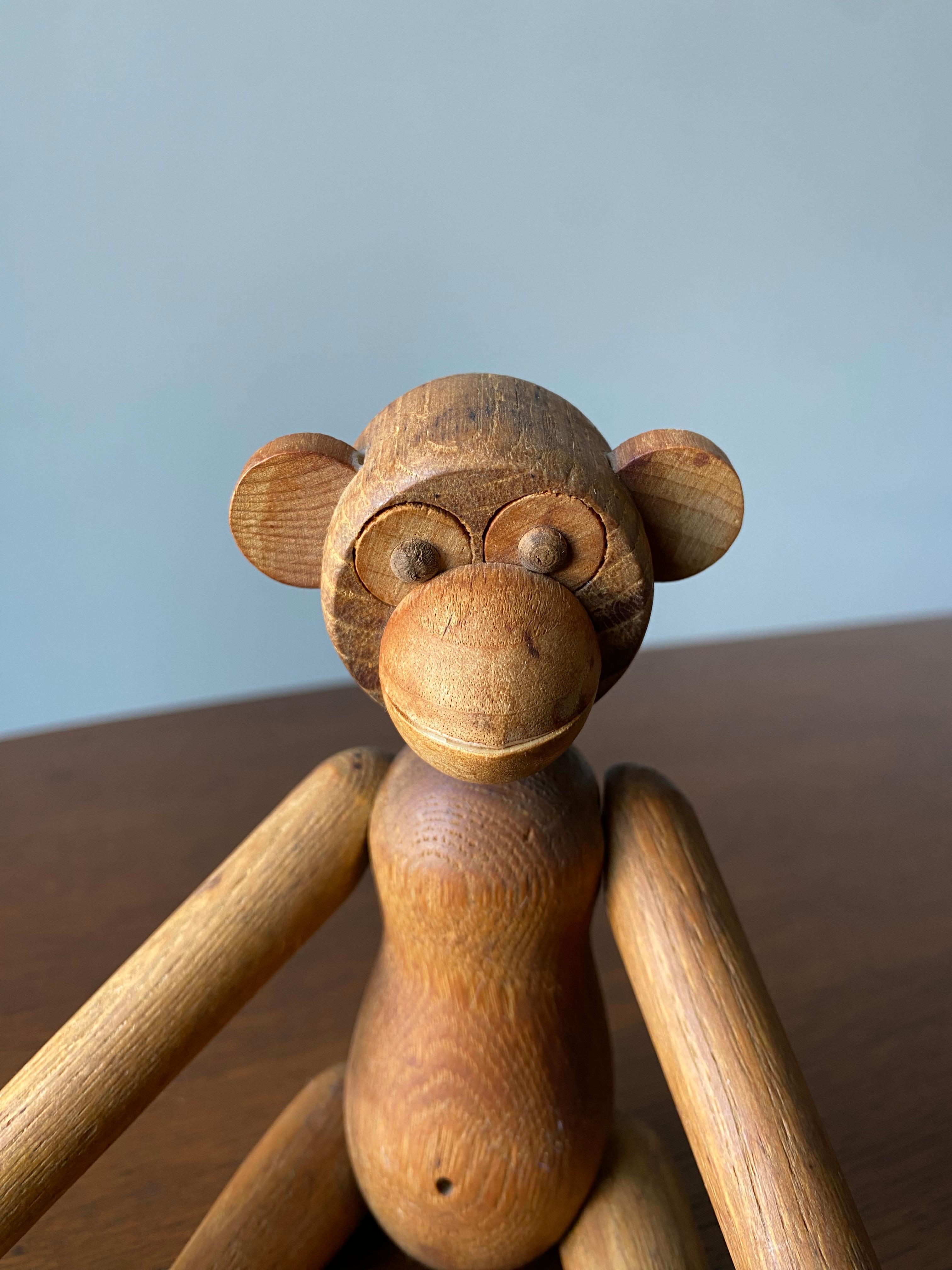 Wooden Monkey By Zoo-Line, Japan 1960's 2
