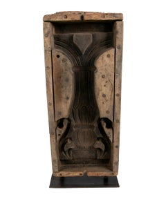 Wooden Mould for Manufacturing Original Balustrades with Decorative Iron Base
