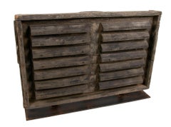 Wooden Mould for Manufacturing Original Balustrades with Decorative Iron Base