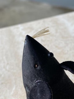 Wooden Mouse Figurine by Laurids Lønborg, Denmark 1970s