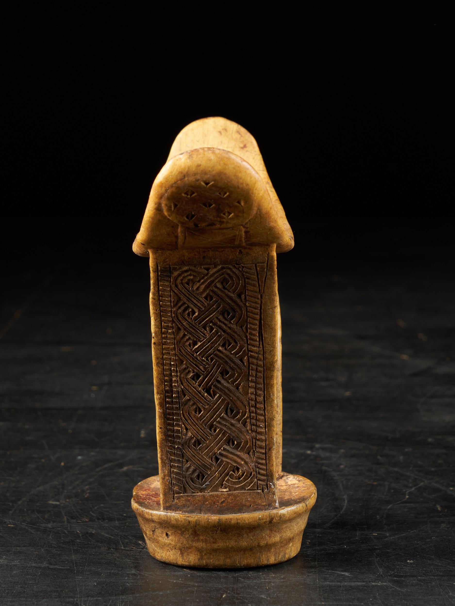 Wooden Neckrest - Karamojong People, Uganda. For Sale 1