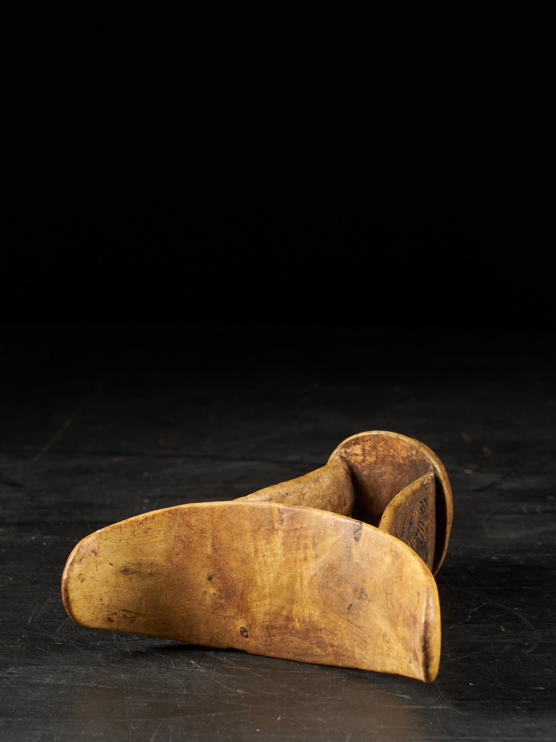 Wooden Neckrest - Karamojong People, Uganda. For Sale 2