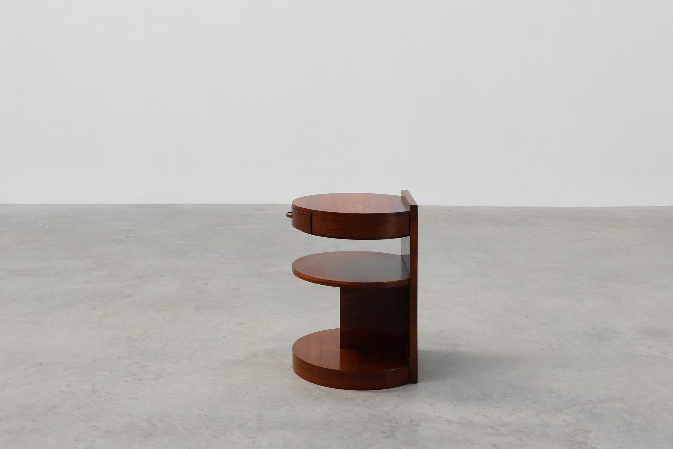 Comodino o mobile in legno di Michel Dufet in stile Art Déco, Francia, 1930 ca. 1930 in vendita 5