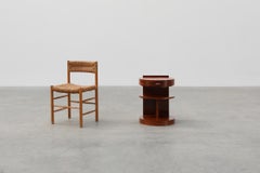 Table de nuit ou armoire en bois par Michel Dufet dans le style Art Déco, France ca. 1930