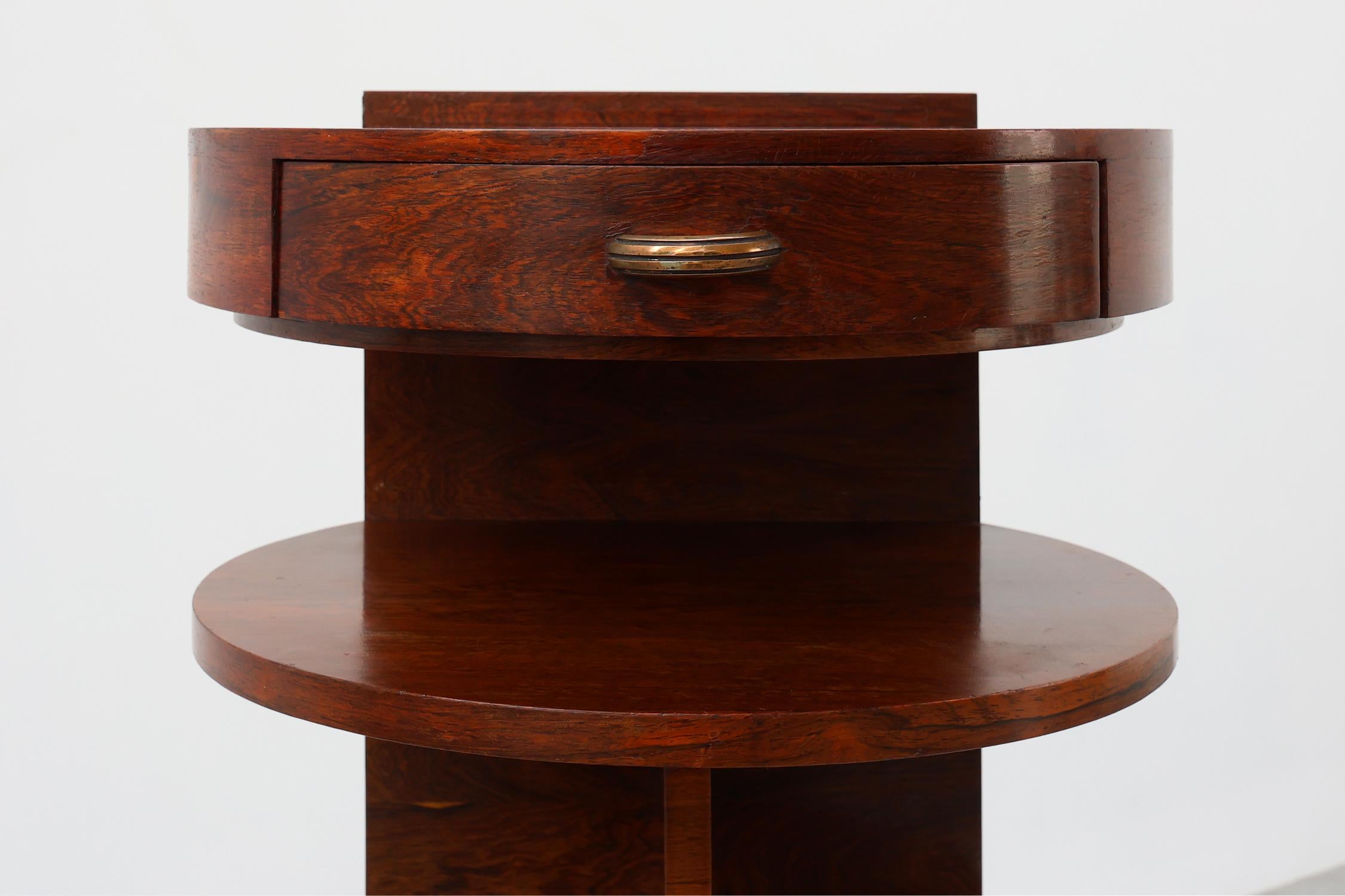 Francese Comodino o mobile in legno di Michel Dufet in stile Art Déco, Francia, 1930 ca. 1930 in vendita