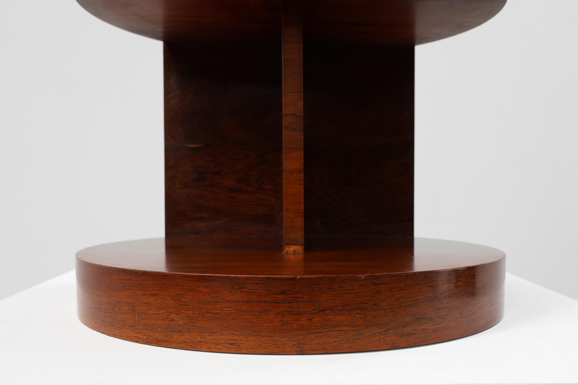 Metà XX secolo Comodino o mobile in legno di Michel Dufet in stile Art Déco, Francia, 1930 ca. 1930 in vendita