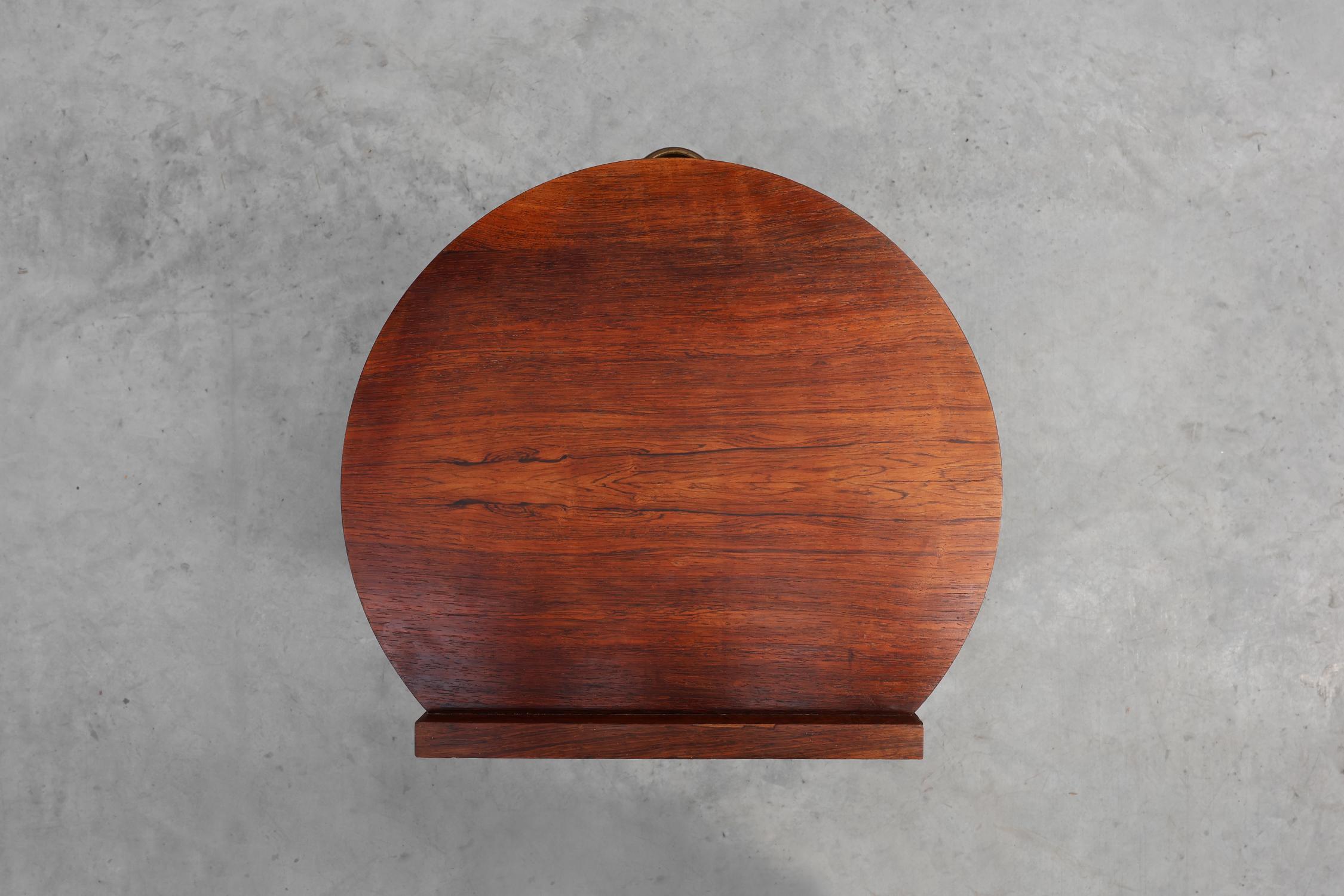 Comodino o mobile in legno di Michel Dufet in stile Art Déco, Francia, 1930 ca. 1930 in vendita 2