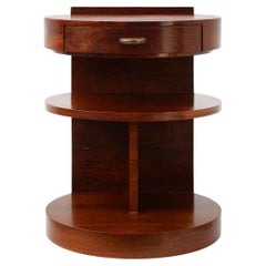 Table de nuit ou armoire en bois par Michel Dufet dans le style Art Déco, France ca. 1930