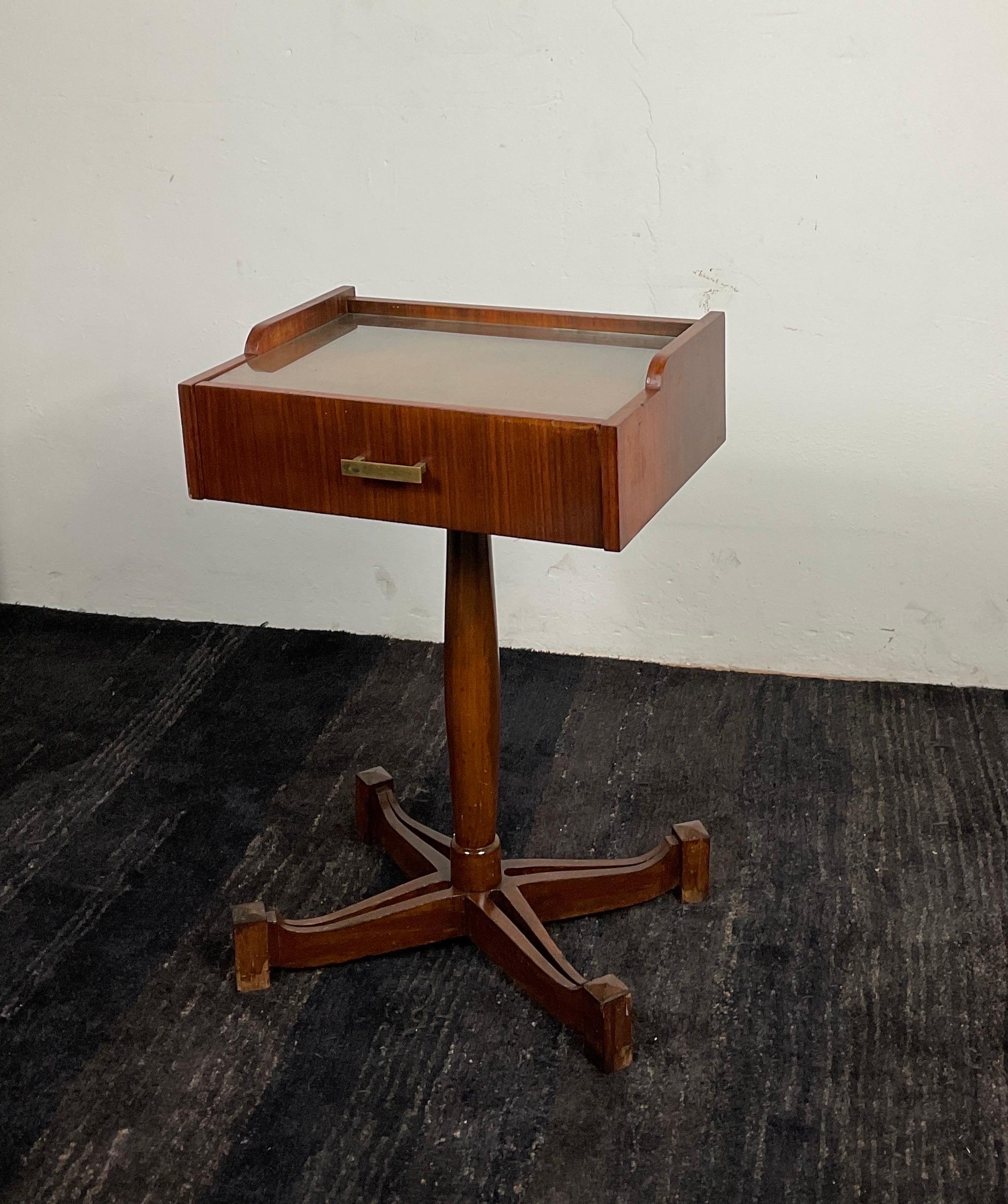 Italian Wooden Nightstand Sc 50 Model by Carlo Salocchi for Sormani 60's, Italy For Sale