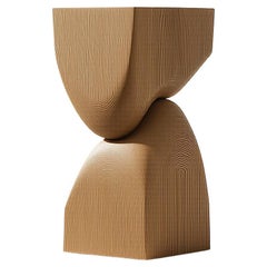 Comodino in legno Socle No120, design minimalista contemporaneo di Joel Escalona