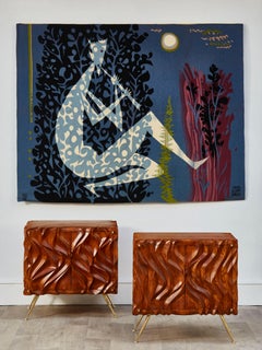 Wooden Nightstands by G. Nicolet