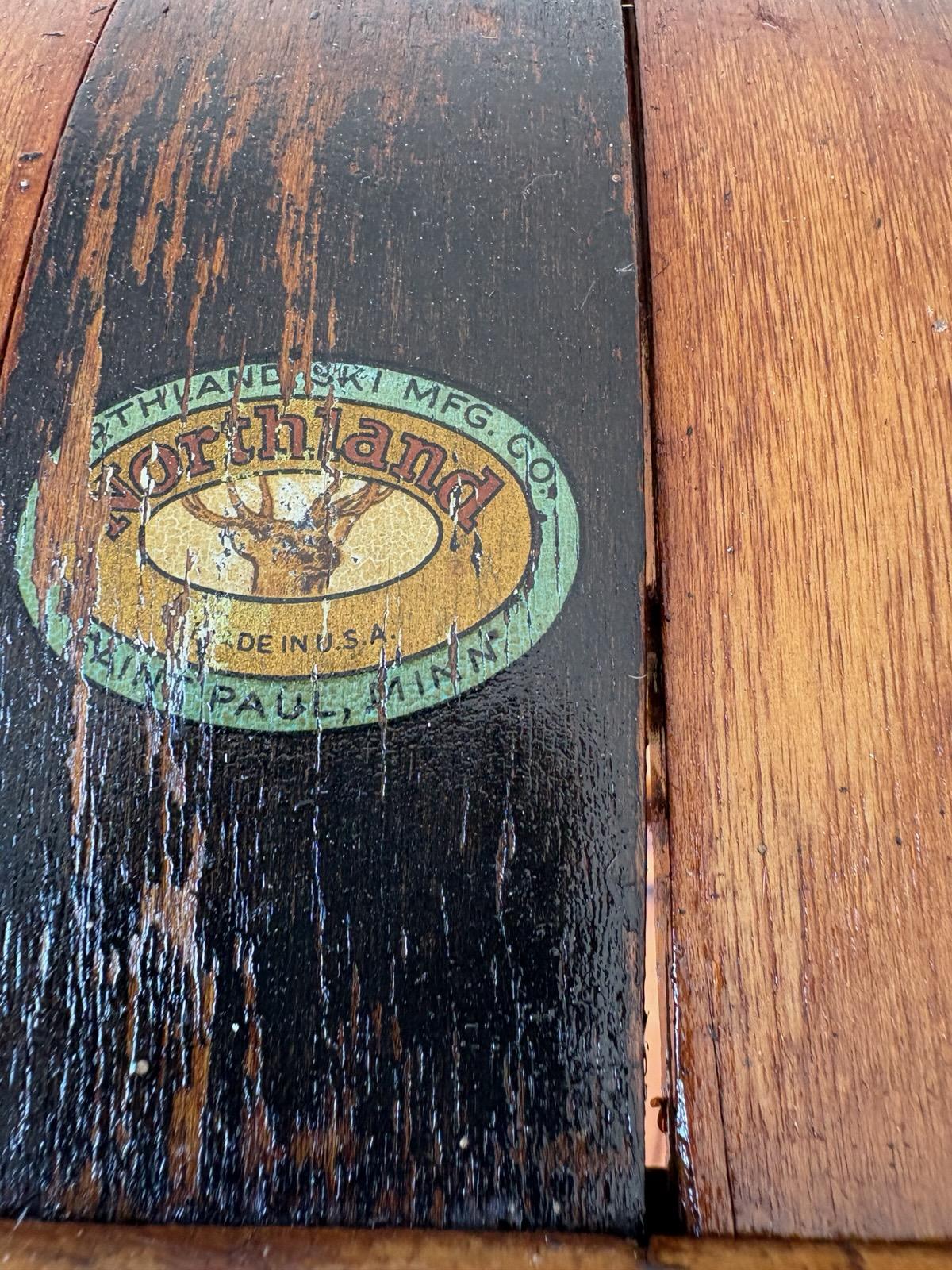 Hand-Crafted Wooden Northland Tobaggan Company For Sale