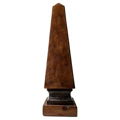 Vintage Wooden Obelisk by Casual Lamps of California
