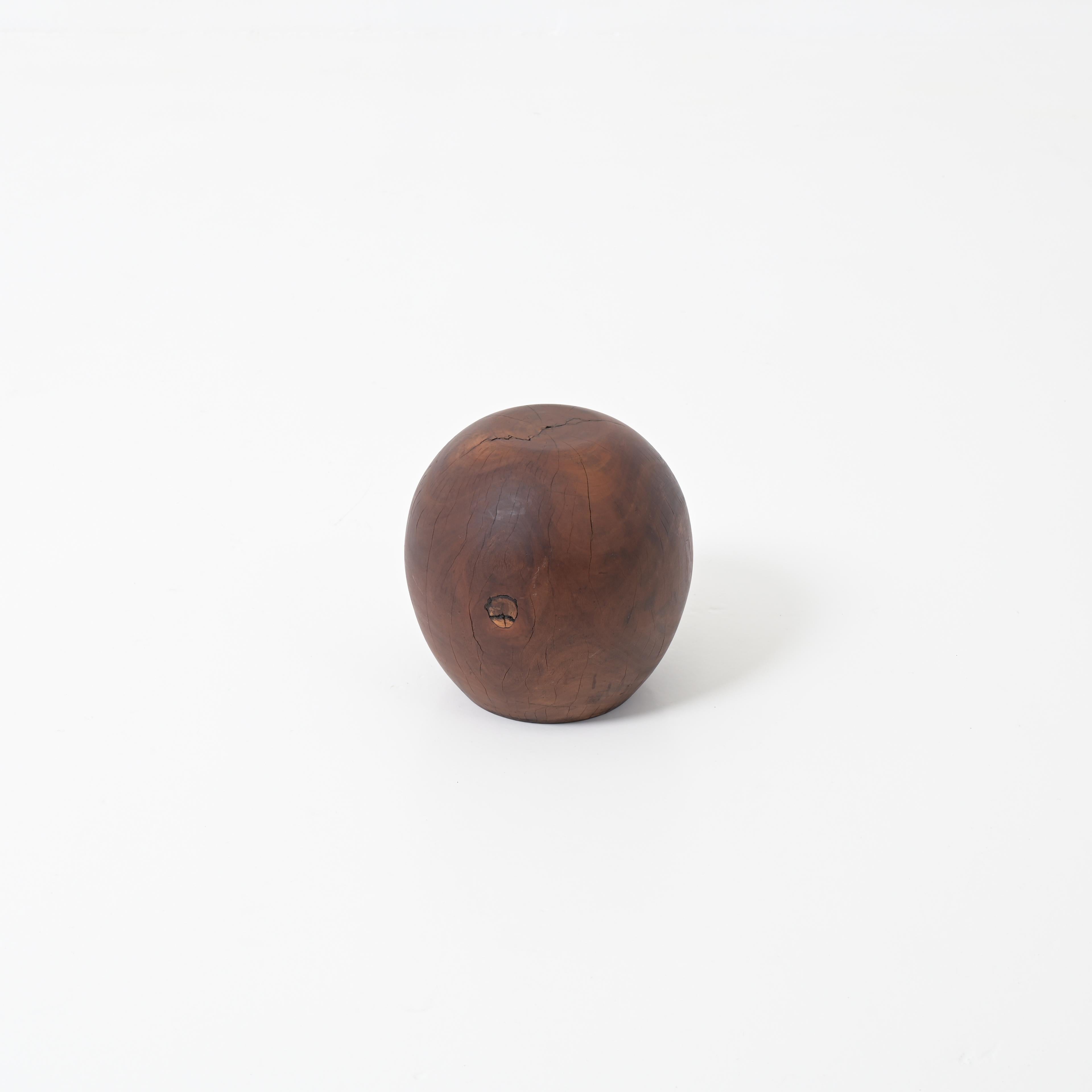 This wooden object can be used as a stool or as a table or as a decorative object. It is probably from mid last century and made in Belgium or France. It’s heavier than you might think(18kg).