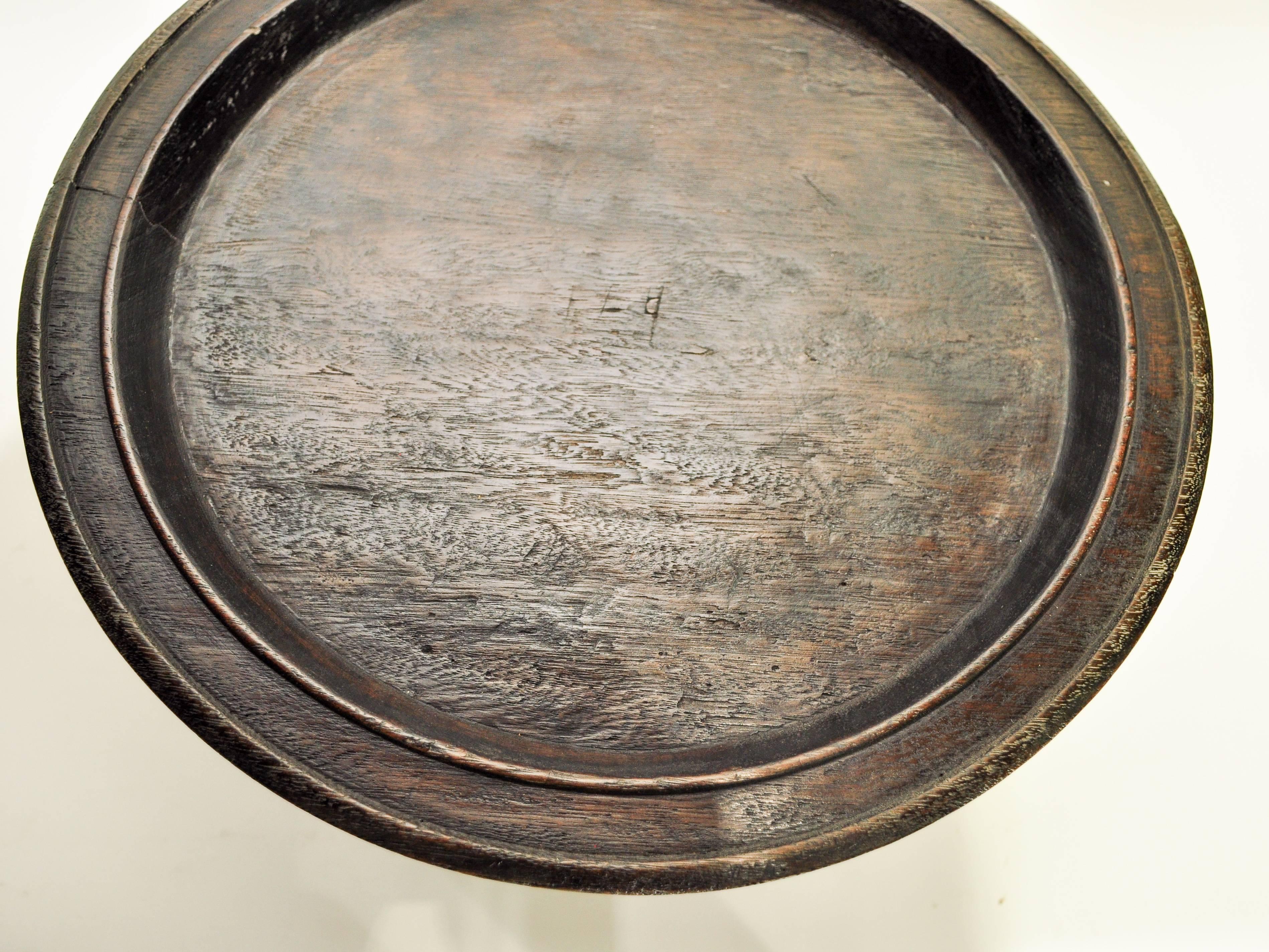 Wooden Offering Tray on Stand, Lombok, Indonesia, Mid-20th Century 2