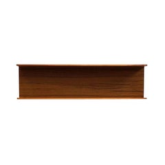 Wooden Open Wall Shelf Designed by Walter Wirz for Wilhelm Renz, Germany, 1960s