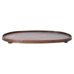 Wooden oval tray, 1900s