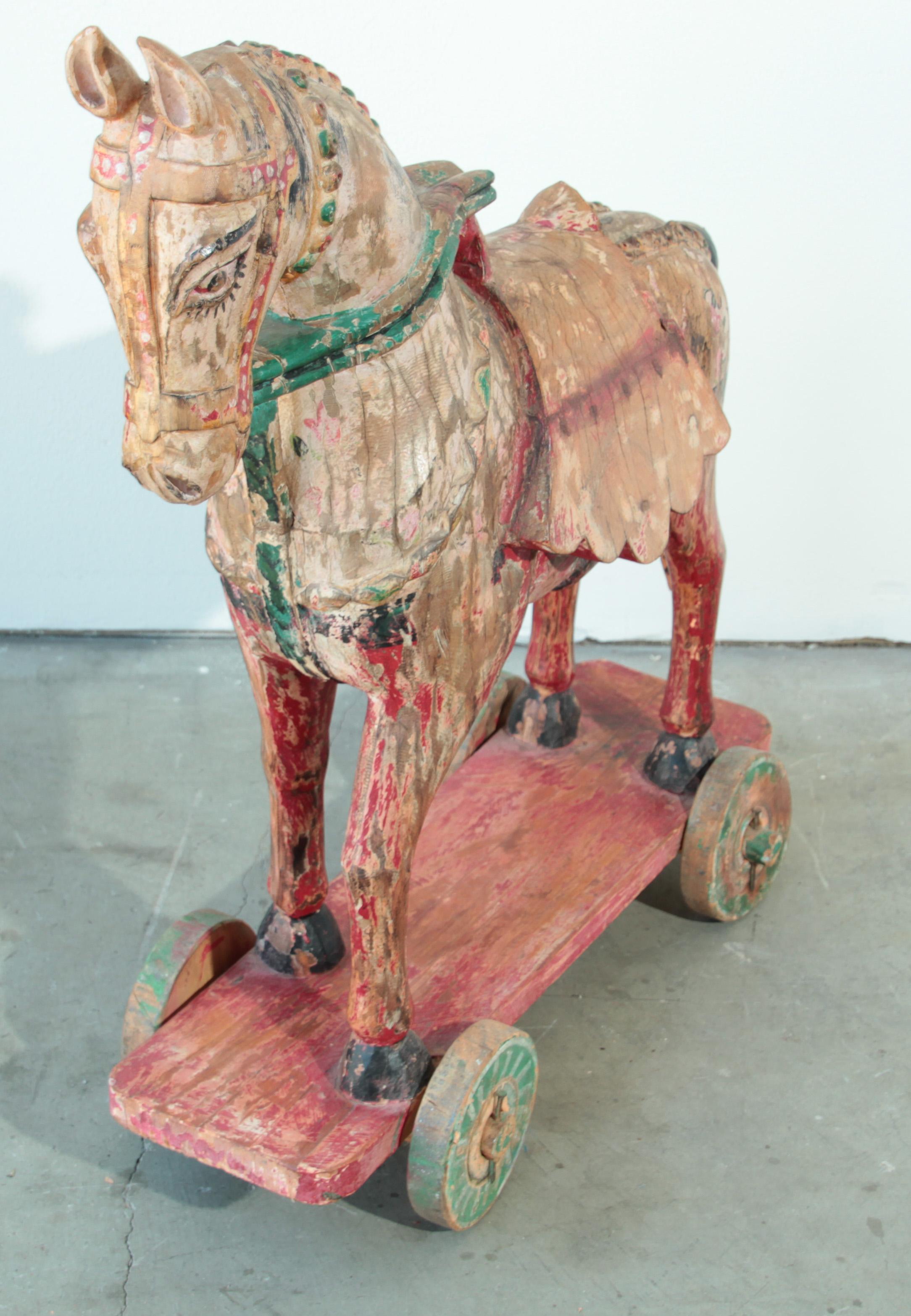 wooden horse sculptures sale