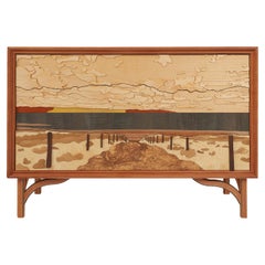 Wooden Painting Cabinet the Netherlands by Sordile