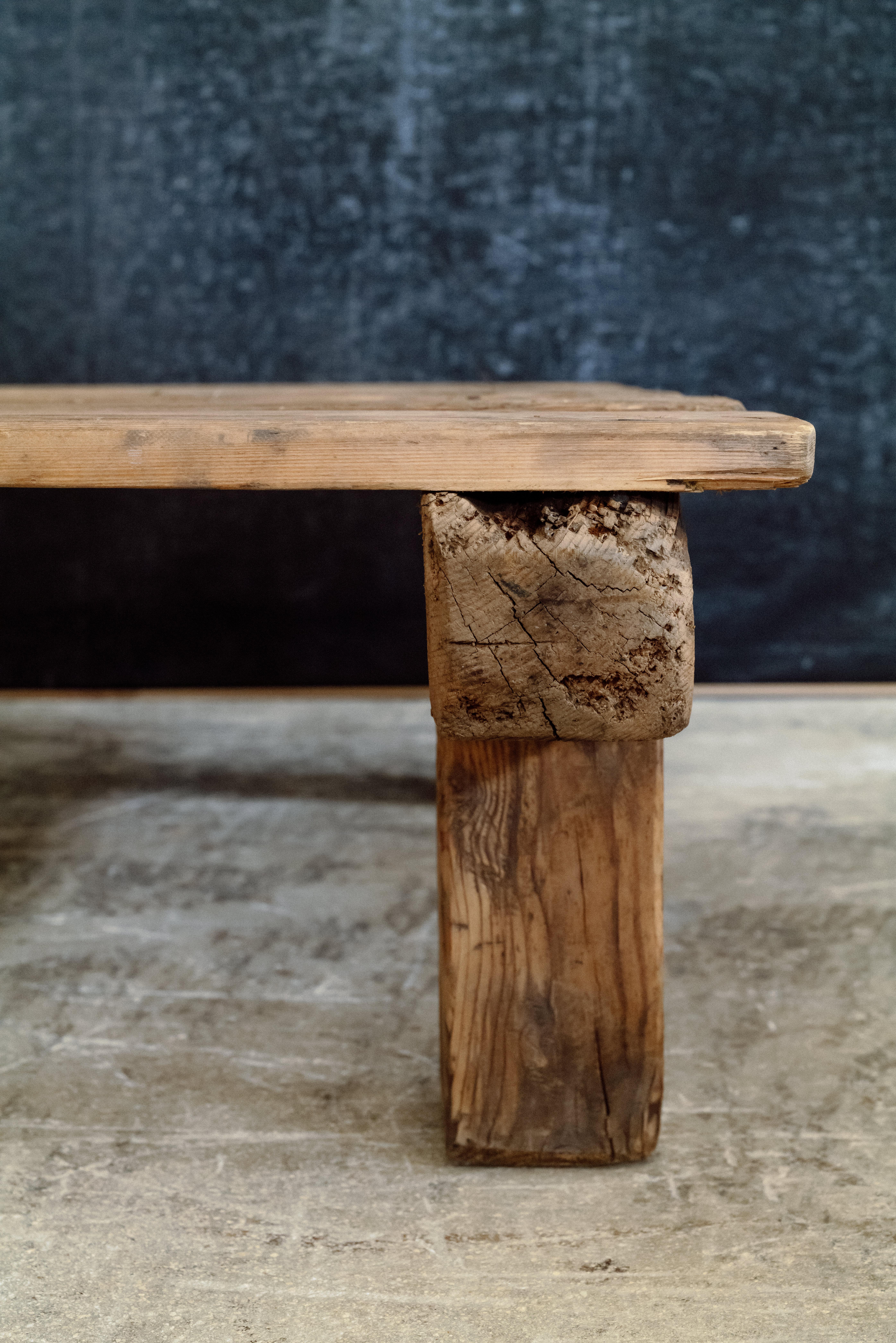 20ième siècle Table en palettes de bois en vente