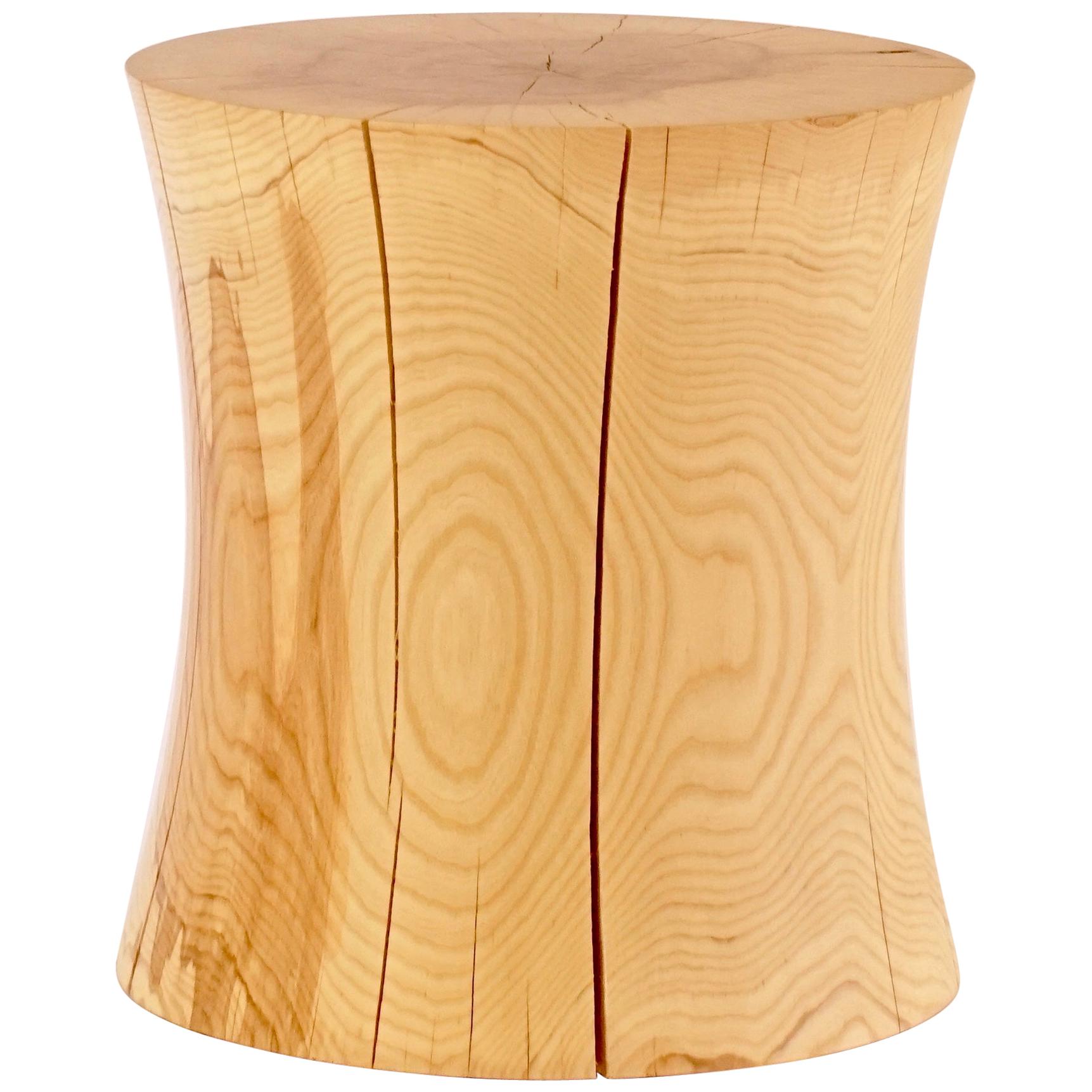 Table à piédestal en bois tourné n° 2  dans Ash