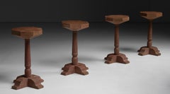 Wooden Pedestals, Spain 1890
