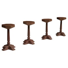 Wooden Pedestals, Spain 1890