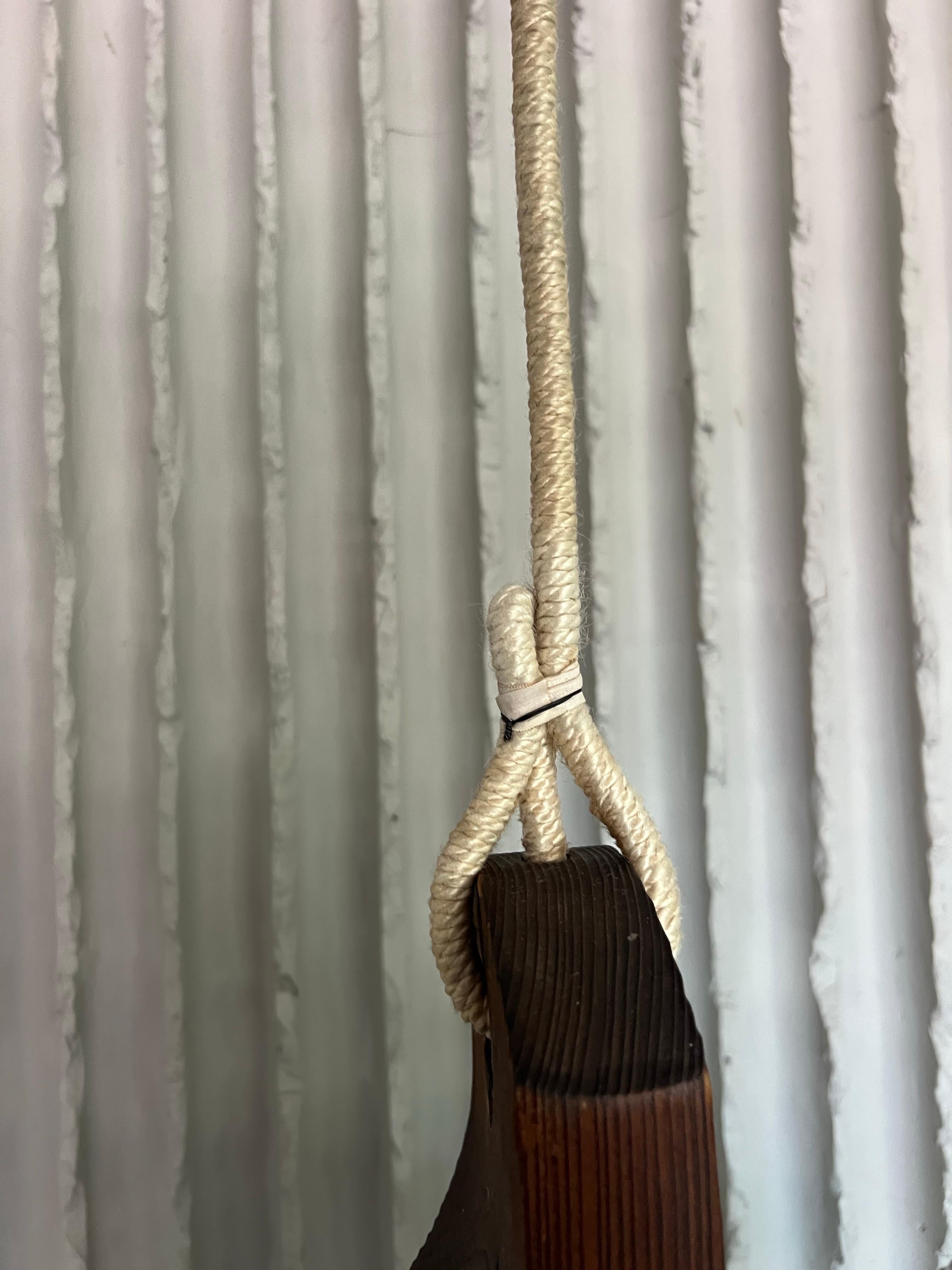 Colgante de madera de Temde Leuchten Soga en venta