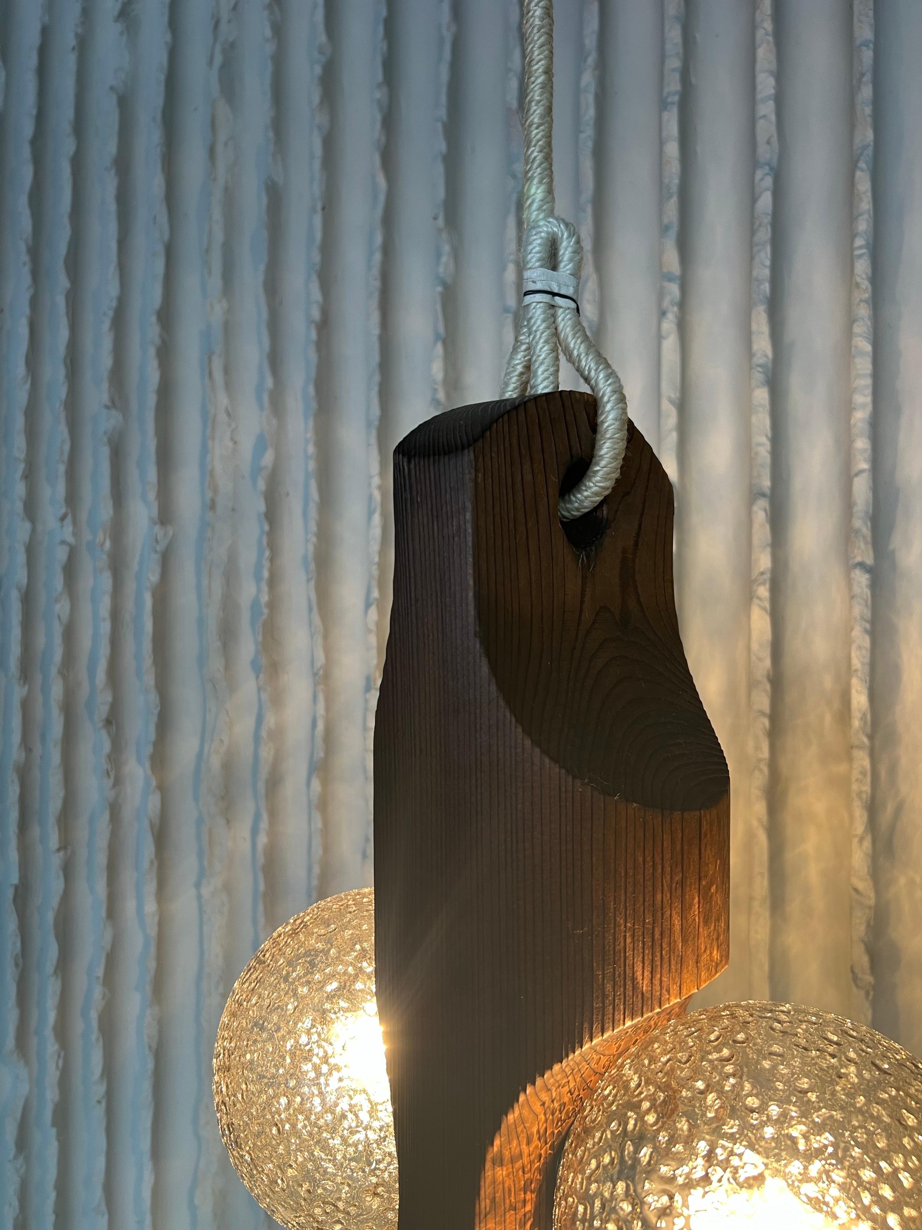 Colgante de madera de Temde Leuchten en venta 1