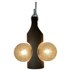 Wooden pendant by Temde Leuchten