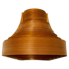 Wooden Pendant Lamp by Hans Agne Jakobsson