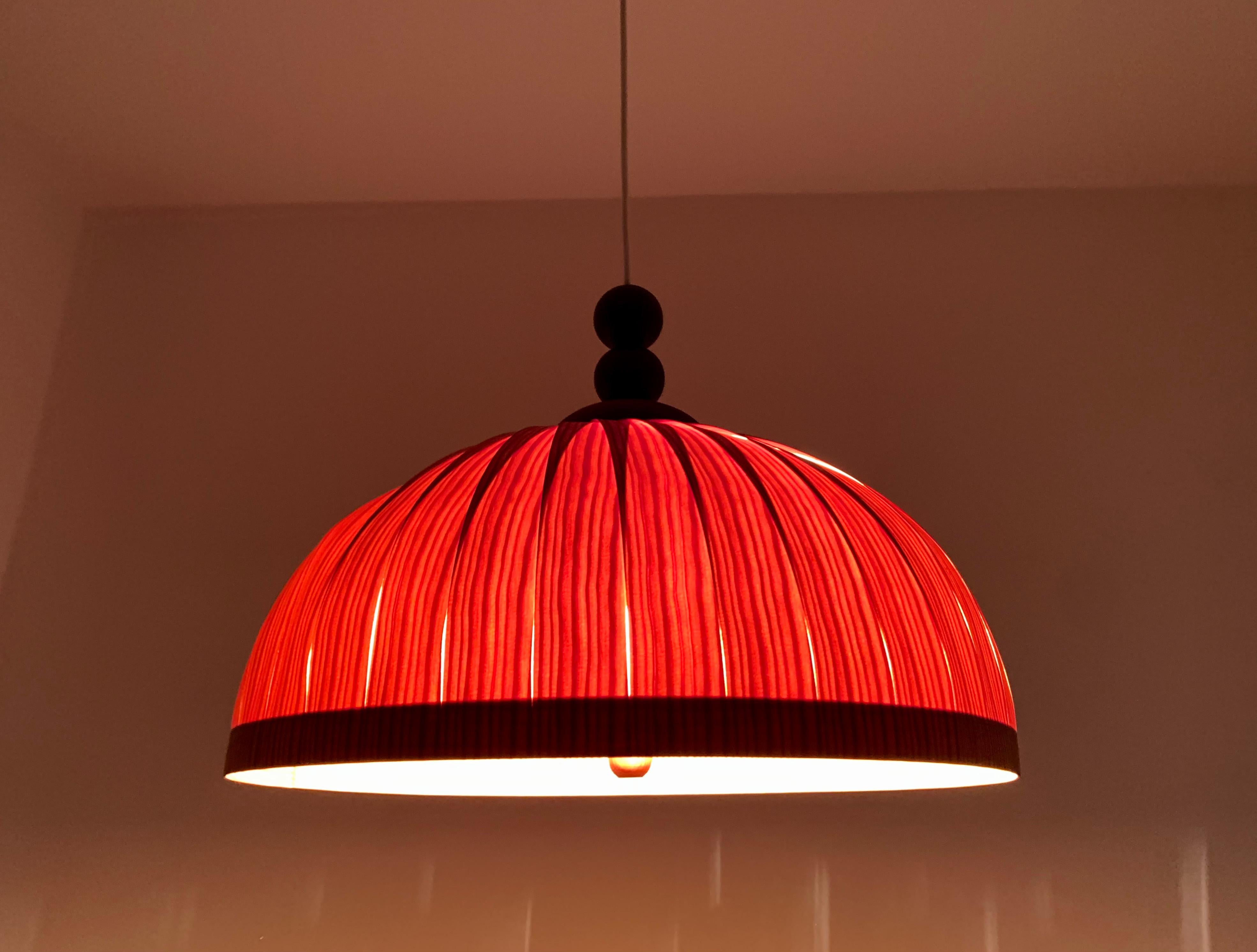 Wooden Pendant Lamp For Sale 3