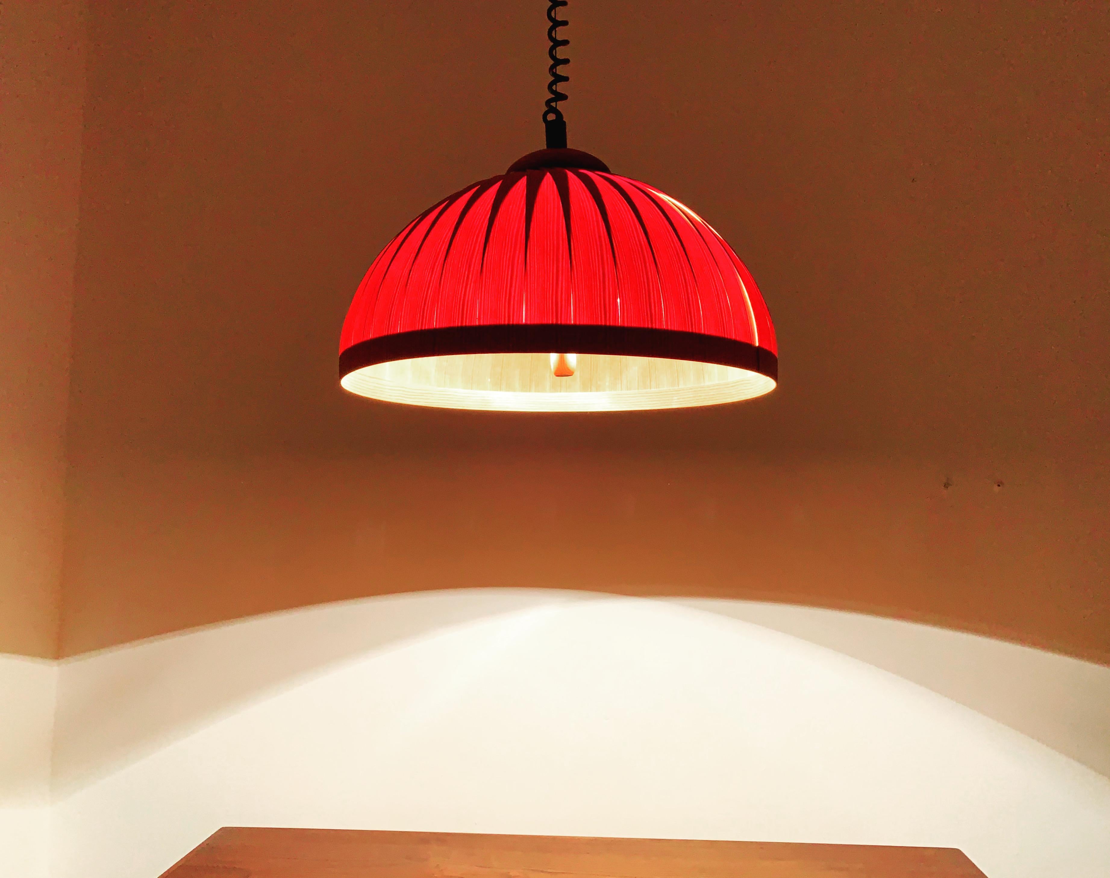 Pine Wooden Pendant Lamp For Sale